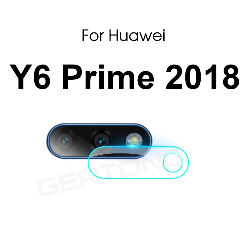 Защита для экрана камеры для huawei Y9 Y7 Y6 Y5 Pro Prime HD защитная пленка для задней камеры - Цвет: For Y6 Prime 2018