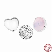 925 стерлингового серебра октября капельница миниатюрные бусины DIY Fit Pandora подвешиваемый кулон ожерелья подвески или браслеты 3 шт FLS009-10