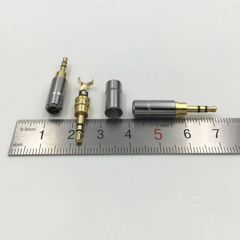 1 шт. Новый мини 2 5 мм 3 полюсный стерео штекер RCA Jack DIY гарнитура двойной трек