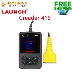 Новый Старт CReader 419 OBD2 код ридер диагностический сканер с конкретного производителя кодов Многоязычная поддержка (английский, французский