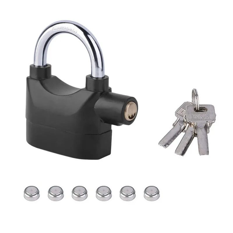 

Bike Security U Lock Waterproof Siren Alarm Padlock Alarm Lock for Motorcycle Bicycle Perfect Security 110dB Alarm Pad Locks
