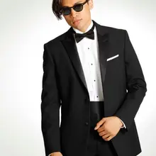 Костюм для жениха смокинги черная официальная одежда на заказ