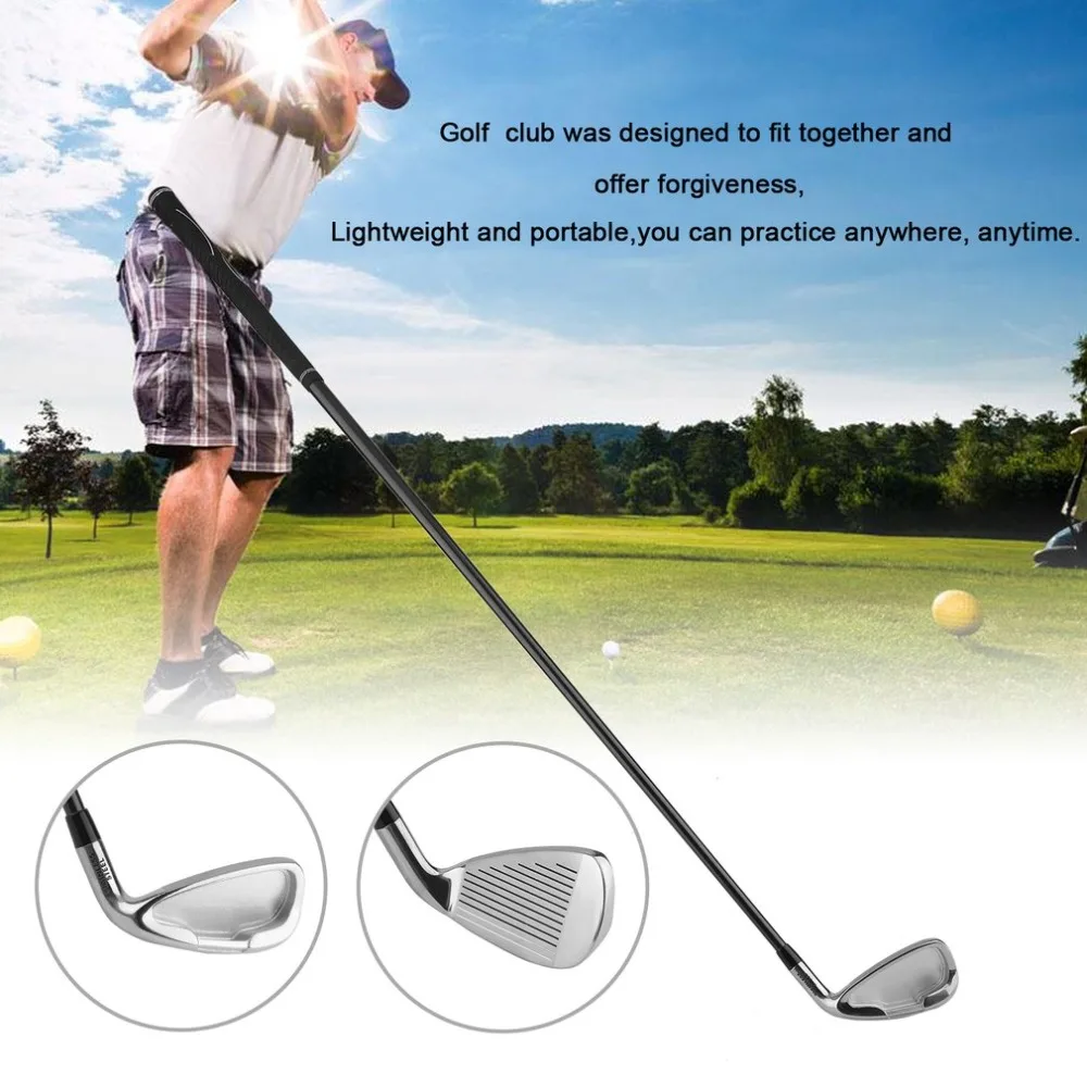 

Professional Golf wedges Outdoor No.7 37 Inches Man Spin Milled Steel Shaft Right Handed Golf Clubs Practicing Beginner Club