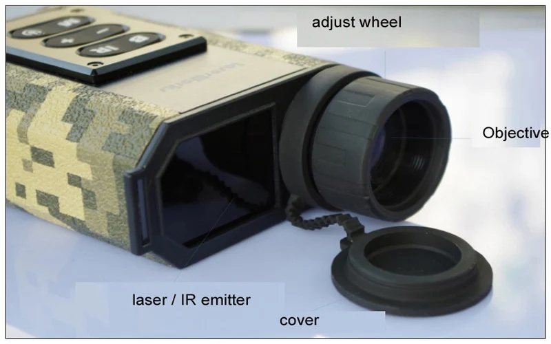 Камуфляж в дневное и ночное время дальномерный лазер начиная Ночное видение цифровой компас Ночное видение ИК NV телескоп DH037