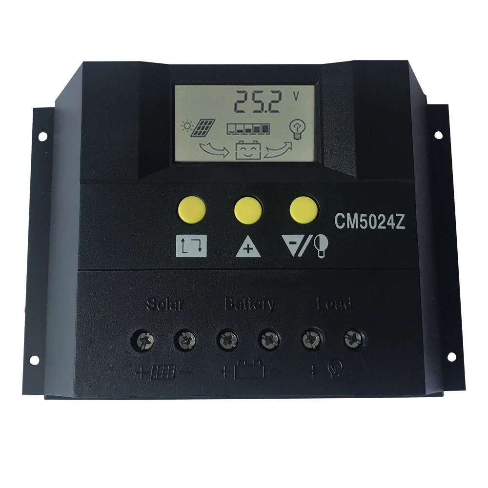 

Solar Charge Controller PWM 30A/50A/60A 12V/24V Battery Charger Regulator Display LCD