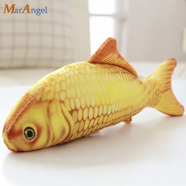 1pc 60/90cm Cute Simulation GoldFish Plush Toy Stuffed Cartoon Animal Fish Pillow Real Life Fish Dolls Xmas Gift for Baby&Kids