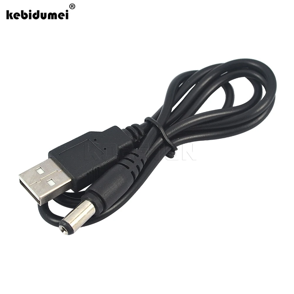 

kebidumei USB Charger power Cable USB Power Cable to DC 5.5 mm plug / jack 5V For MP3/MP4 Player