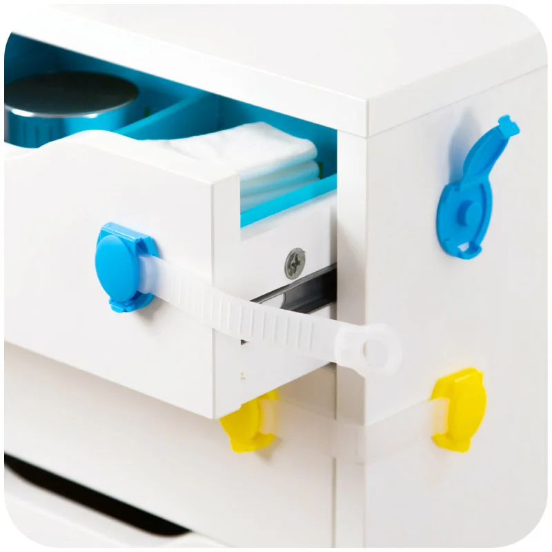 New type multifunctional lengthen hasp drawer lock child safety door security lock refrigerator