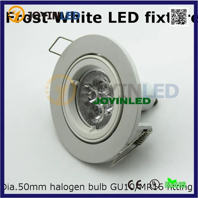 Aluminare white spot light lamp spotlight GU10 mr16 fitting fixture frame LED GU10 ceiling lamp light