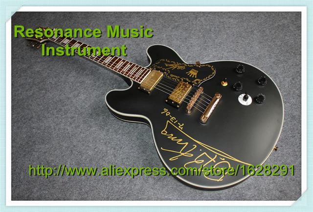 Cheap High Quality Flat Paint/Matt Finish Electric Jazz Guitar B.B.King Signature Custom Guitar Kit & Body Available