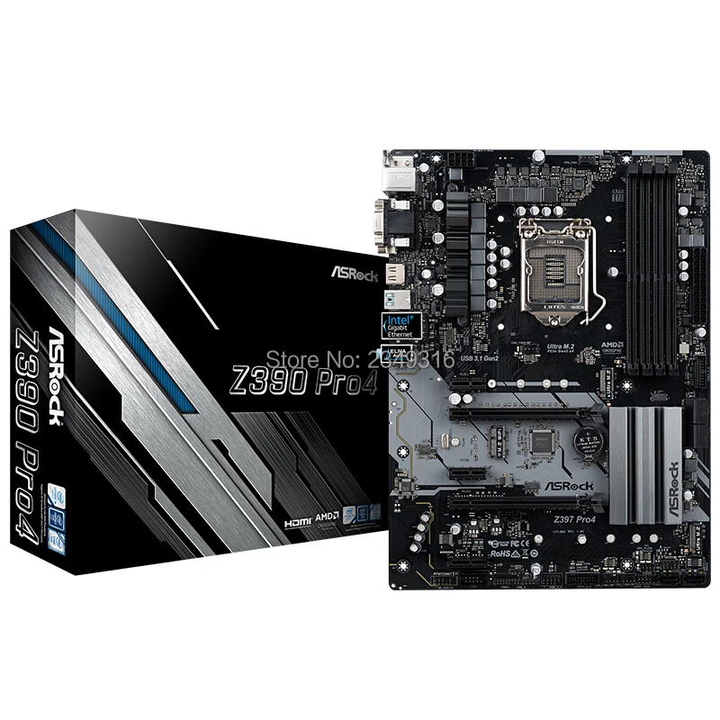 

NEW For ASRock Z390 Pro4 Original Used Desktop 1151 Motherboard Z390 Socket LGA1151 DDR4 SATA3 USB3.0 M.2