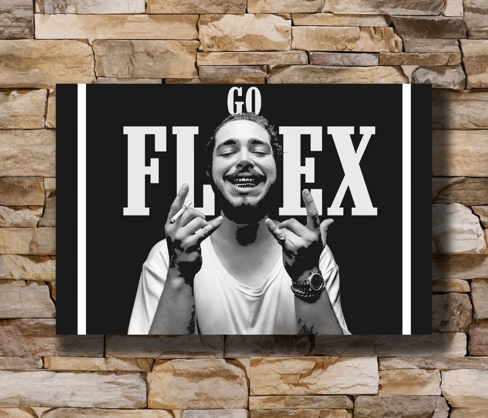 

N1845 Post Malone Rap Music Star Singer 8x12 20x30 24x36 Silk Poster Art L-W Canvas Print Decoration