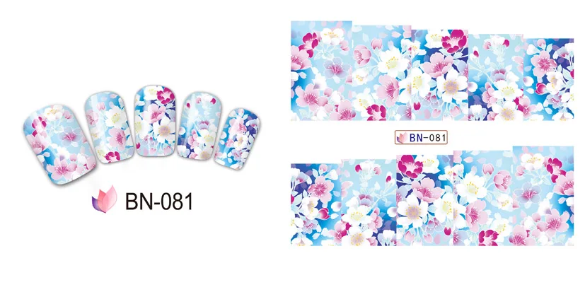 12 листов смешанных цветов сливы наклейки для ногтей переводные наклейки для воды полное покрытие наклейки фольги обертывания ногтей татуировки