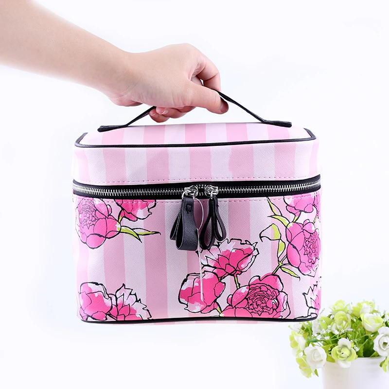 

Cosmetic Bags High Quality Polyeste Makeup Bags Travel Organizer Necessary Beauty Case Toiletry Bag Bath Wash Make up Box