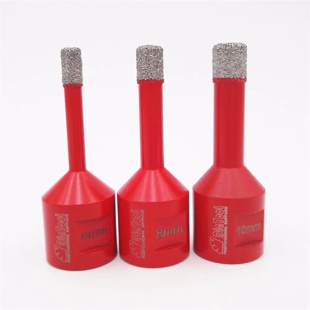 Free -shipping 3pcs/set   Vacuum brazed diamond drilling core bits with M14 connection, Dry drilling