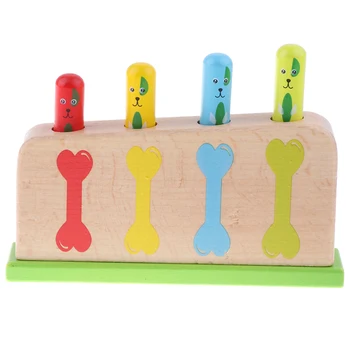 

Wooden Pop Up Toy Early Educational Toy for Toddlers Baby