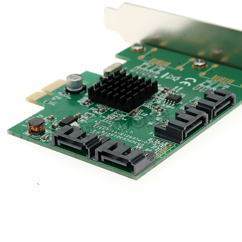 SATA 3 PCIe 4 порта Плата расширения контроллер PCI e адаптер конвертер карта Marvell