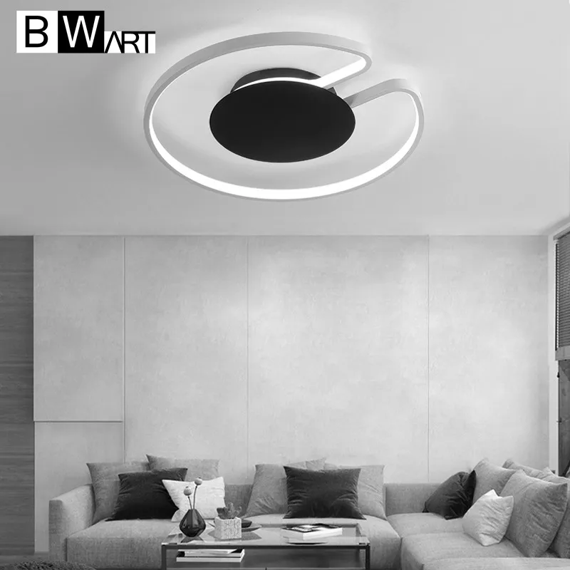 

BWART Postmodern led chandelier lighting for living room bedroom study Nordic design round ceiling chandelier house lamp fixture