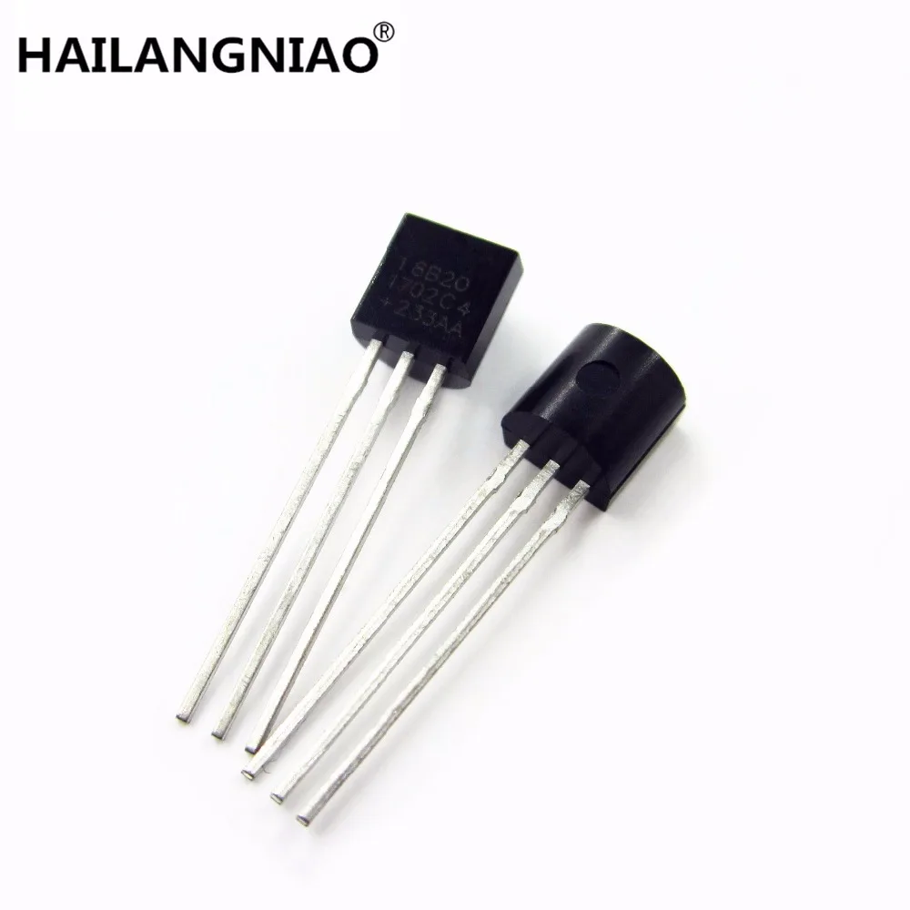 new 100PCS DS18B20 TO92 Sensor 18B20 TO-92 Digital Thermometer HOT!