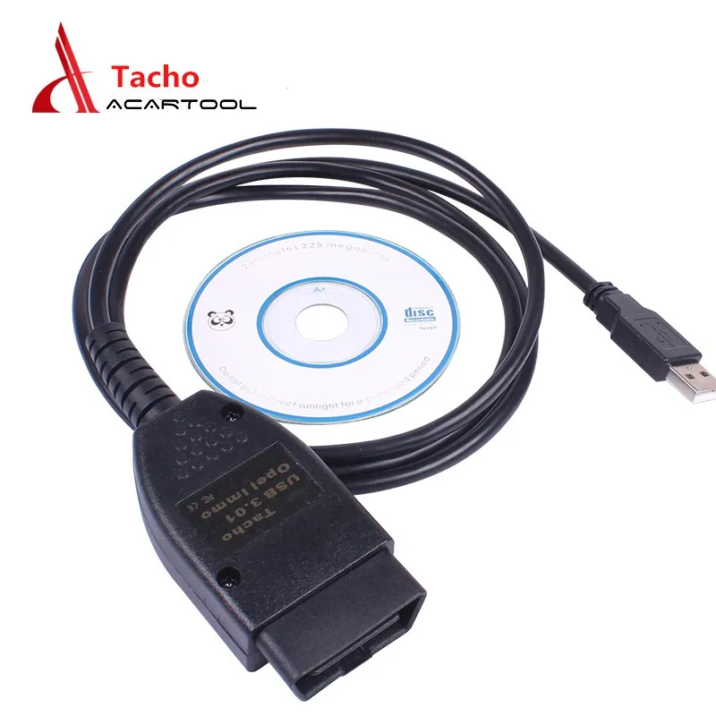 Диагностический кабель OBD2 для Vag Tacho Cable USB 3 01 + Opel Immo Airbag EEPROM PIN Reader коррекция