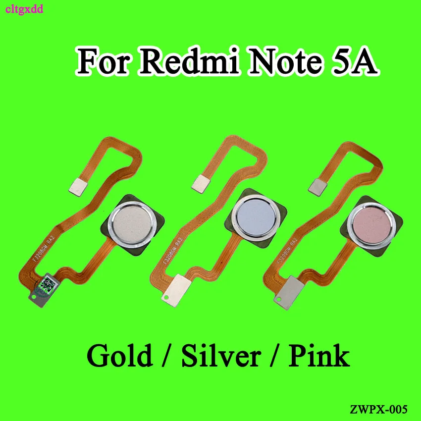 

cltgxddfor Xiaomi Redmi Note 5A Prime/ Y1 Fingerprint Scanner Flex Cable Connector Touch Sensor Home Button Return Ribbon