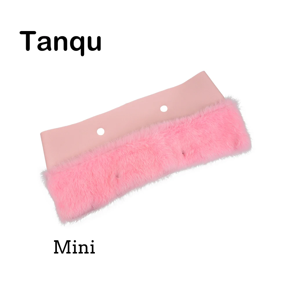 

Tanqu New 11 Colors Women Mini Small Plush Trim for O BAG Thermal Plush Decoration Rabbit Fur Fit for Obag