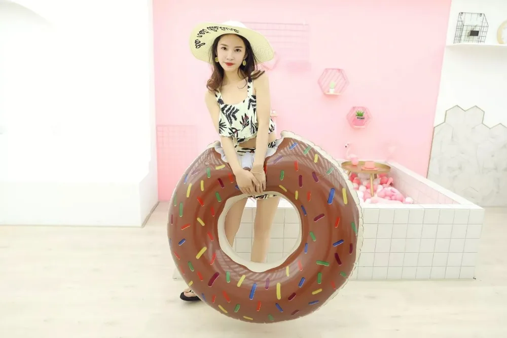 Donut inflável anel de natação adulto super