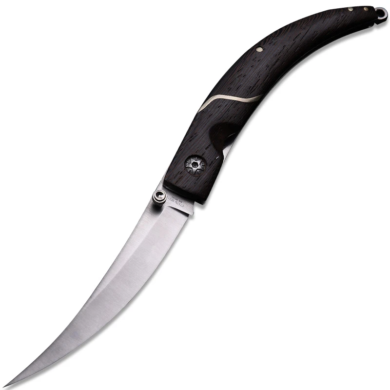 

Field 5CR13MOV Survival Knife Camp Sharp Cutter Box Blade Peel Outdoor Knife Paper Cutter Cut Fold Fruit Tool Carabiner Survive