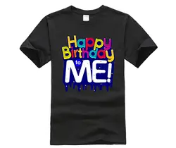 Крутая футболка с надписью «Happy Birthday To Me birthday party» для детей и взрослых 1