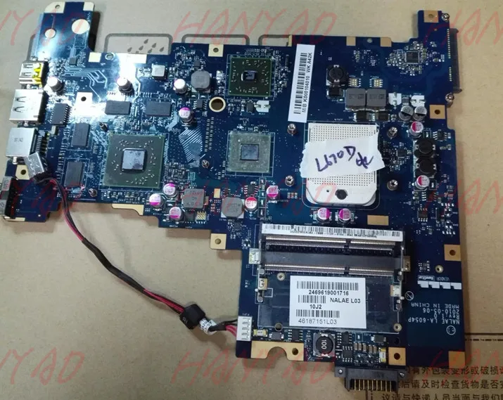 

LA-6054P K000104010 For TOSHIBA L670D L675D Laptop Motherboard Mainboard Non-integrated DDR3