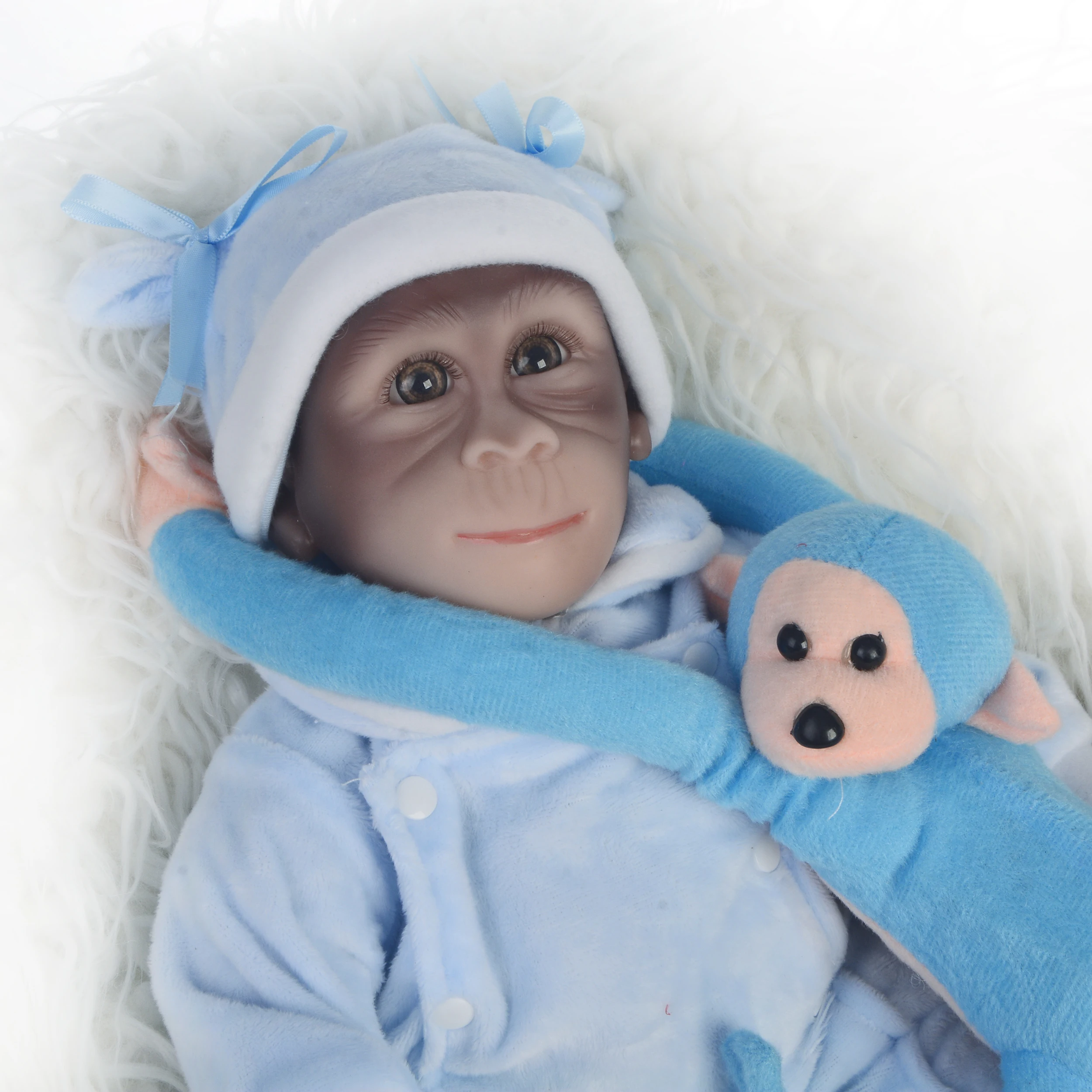 KEIUMI новые классические брюки обезьяна модель куклы 19 ''Reborn Baby Doll Мягкие