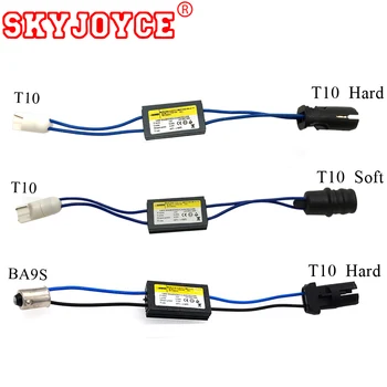 

SKYJOYCE 2pcs 12V decoder LED Warning Canceller led Decoder T10 W5W NO error OCB Load Resistor canbus canceller t10 canbus led