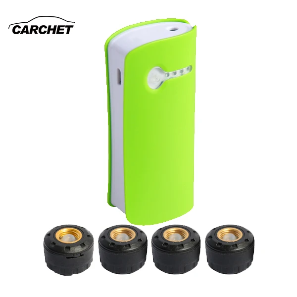 

CARCHET Auto Bluetooth TPMS for Iphone Andriod Phone Wireless Tire Pressure Monitoring System with 4 External Sensors Car Parts