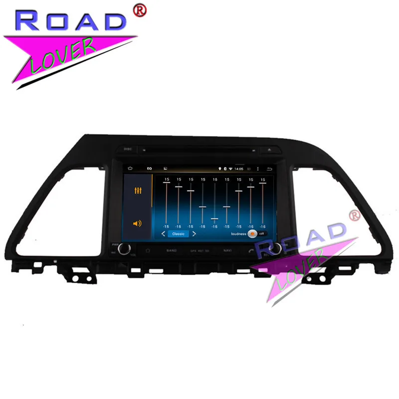 Discount Roadlover Android 8.0 Car DVD Automotive Player Video For Hyundai Sonata LF 2015- Stereo GPS Navigation Magnitol 2 Din Radio MP3 5