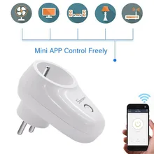 Sonoff Wi-Fi умная розетка монитор питания EU/US/UK/CN/AU голосовой пульт дистанционного управления домашняя умная розетка работает с Google Home Alexa IFTTT