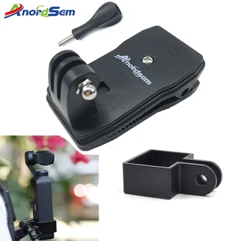 

Anordsem Backpack Clip for Dji Osmo Pocket Handheld Stand Expansion Bracket Mount Adapter Handheld Gimbal Accessories