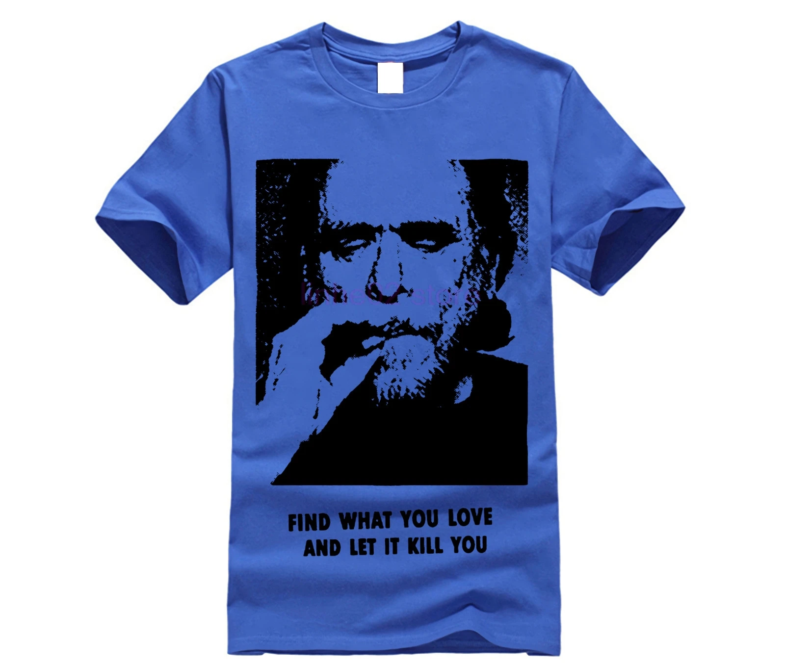 2019 Новая летняя тонкая футболка Charles Bukowski с цитатами для мужчин найти то что вы