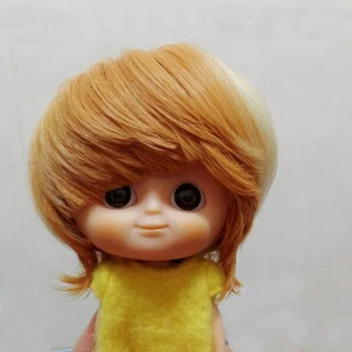 Корея Термостойкое волокно короткие темно-блонд bjd кукла аксессуары 1/3 1/4 1/6 боб парики на выбор - Цвет: 144B T1025