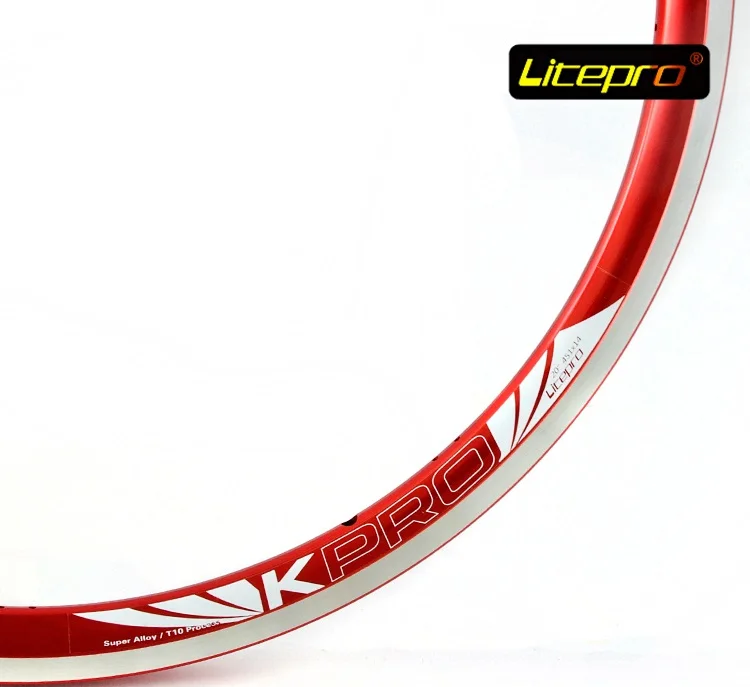 Excellent Litepro 20Inch 16H 20H 24H 28H Bicycle Bike Rim 20Inch 406 Kpro Bicycle Wheel Disk Alloy Folding Bike Wheel Refiting Accessories 4