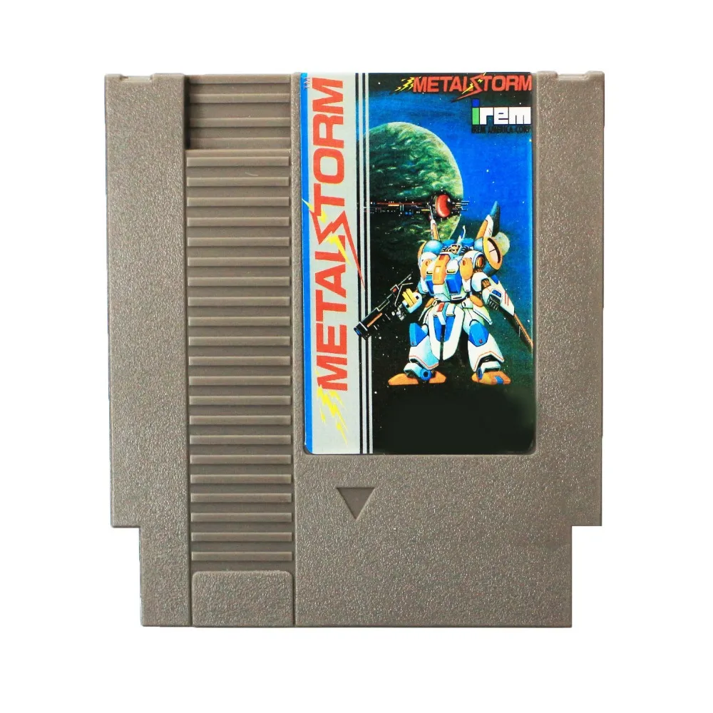 

Free Shipping Metal Storm 72 Pins 8 Bit Game Card