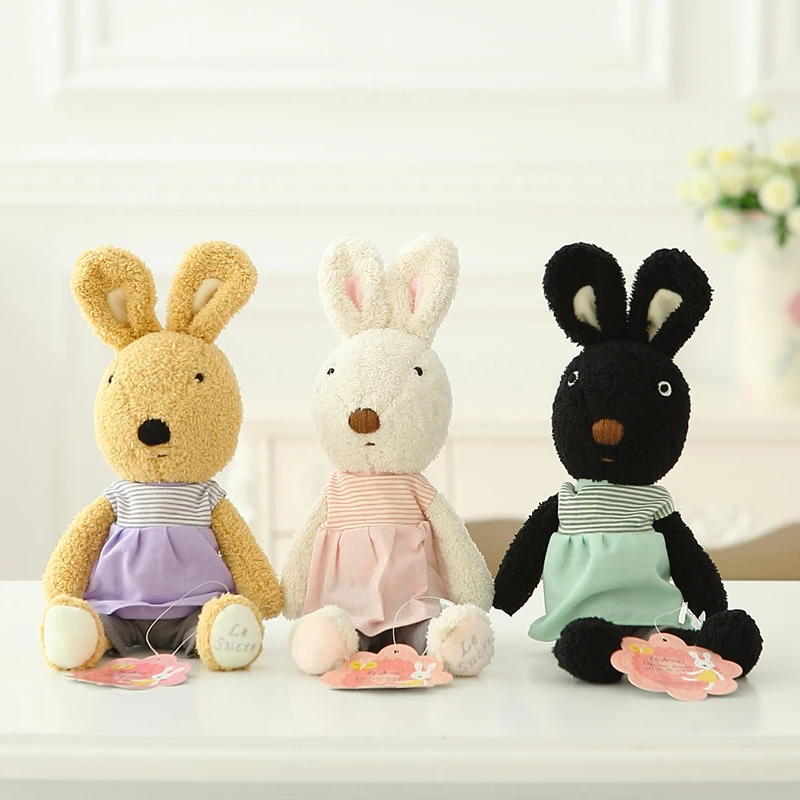 

Original le sucre 30cm kawaii Rabbit plush toys bunny kids toys High-quality Changing clothes Stuffed doll for children toy gift