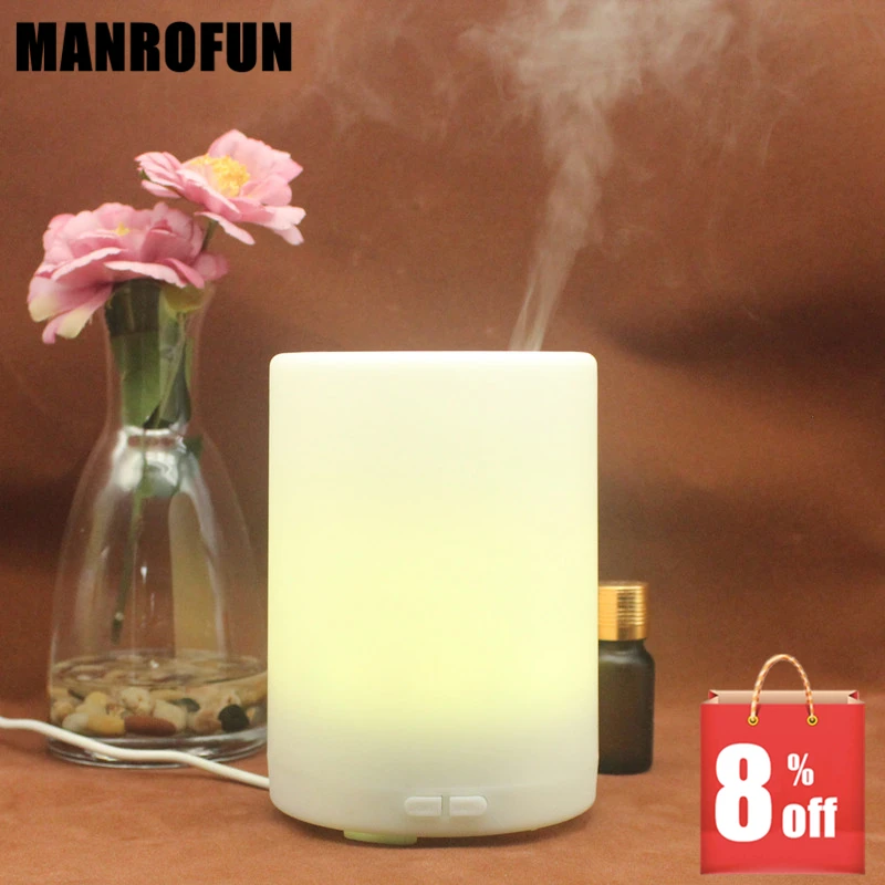 

MRF-048 200ml essential oil fragrance lamp fragrance humidifier stove colorful light fragrance machine ultrasonic atomizer