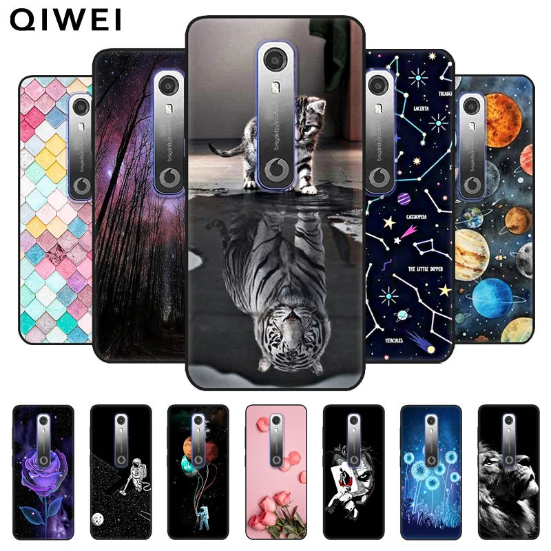 

Phone Cases For Vodafone Smart N10 Case Cartoon Soft Silicon Back Cover For Vodafone N10 N 10 Case Black Bumper Coque VDF630