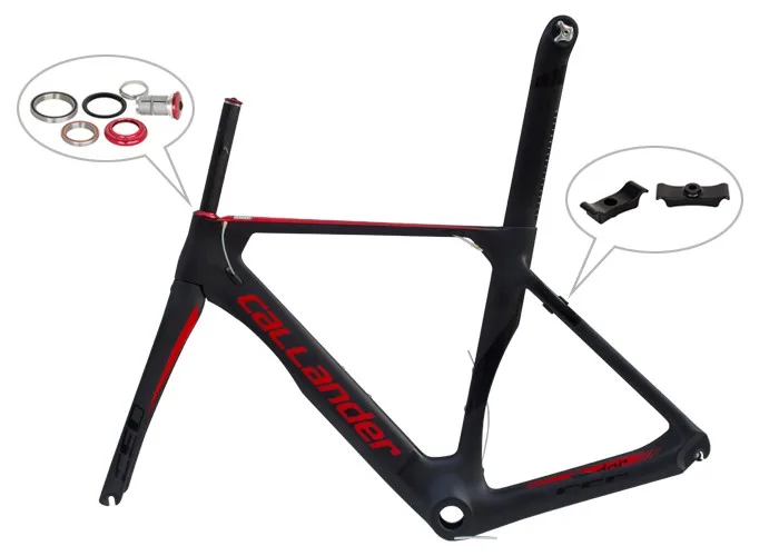 

CALLANDER CEO carbon fiber road bike frame T700 frameset UD matt finish racing frame+Fork+Clamp+Seatpost+headset 5 parts per set