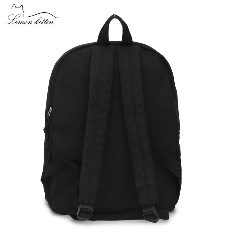 2018 Color sólido de la lona mujeres Mochila perrito Insignia Mochila chica estudiante Mochila ocio Mochila Paquete de diseño 2018 Color sólido de la lona mujeres Mochila perrito Insignia Mochila chica estudiante Mochila ocio Mochila Paquete de diseño