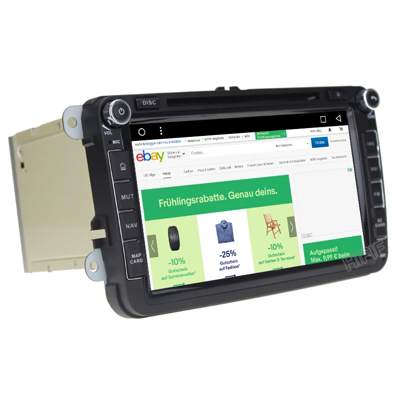 Cheap IPS 2 Din Auto Radio Android 9 For VW/Golf/Tiguan/Skoda/Fabia/Rapid/Seat/Leon Car Multimedia Video Player GPS Navigation DVR 4