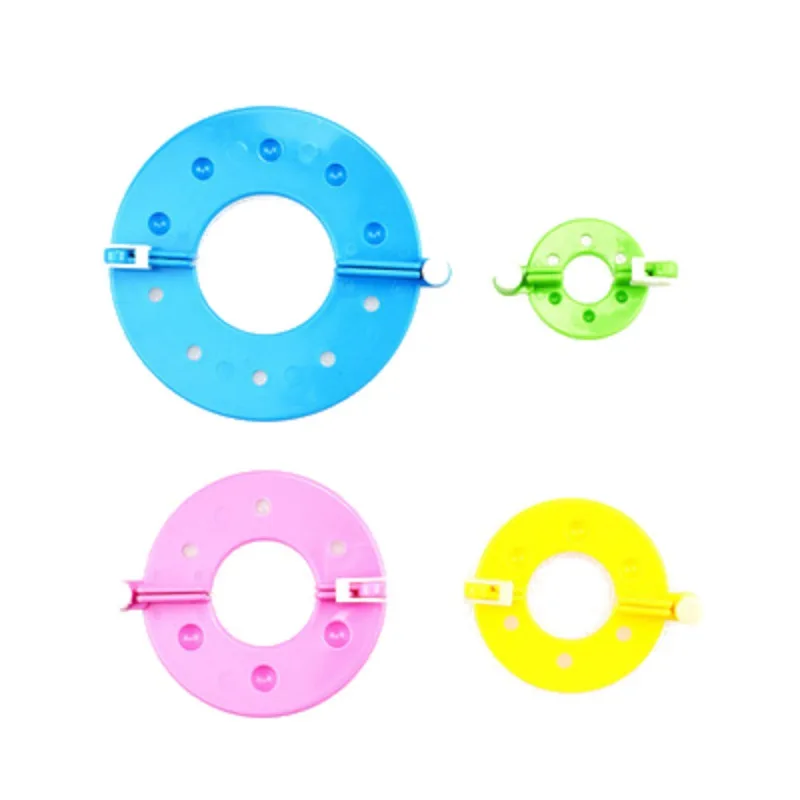 

Durable 4 Sizes Pom-pom Maker Fluff Ball Weaver Needle Handmade Craft Wool Knitting for Decorative Plush Toys