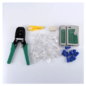 

Home LAN RJ45 Repair Tool Set Portable UTP Cable Tester Pliers Crimper Clamp Kit CLH@8