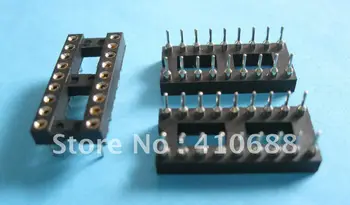 

260 Pcs IC Socket Adapter Round 18Pin headers & (IC)Sockets Pitch 2.54mm X=7.62mm