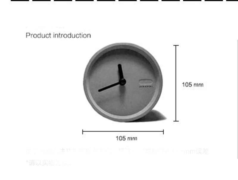 Креативная силиконовая форма для бетонных часов, Настольная форма для цементных часов, силиконовая форма для бетонных часов для домашнего интерьера